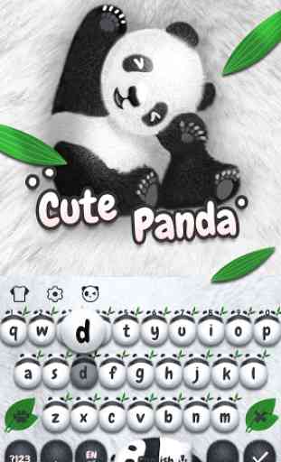 Cute Panda-Panda Keyboard 4