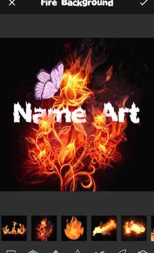 Fire Effect Name Art Maker 1