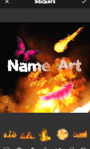 Fire Effect Name Art Maker 2