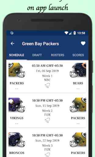 Football Schedule, Live Scores & Stats for NFL 4