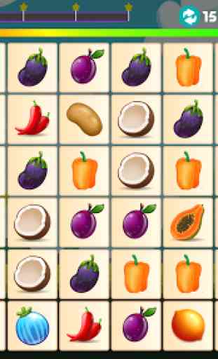 Fruits Connect 3