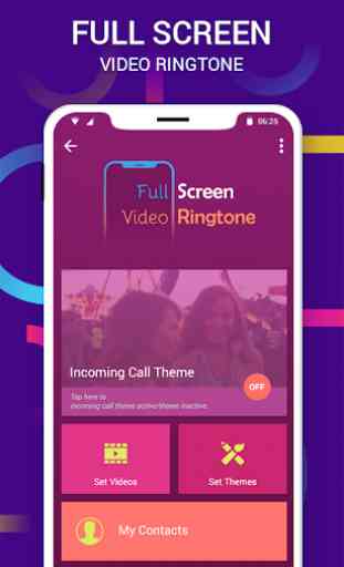 Full Screen Video Ringtone : Color Phone Flash 2