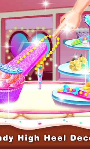 High Heel Cupcake Maker-Bakery Food Games Free 4