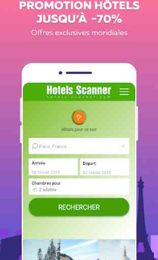 Hotels Scanner - comparer les hôtels 1