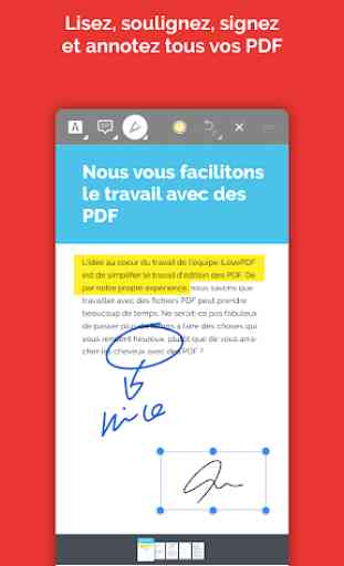 iLovePDF – Éditeur Lecteur PDF 3