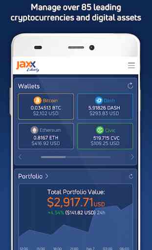 Jaxx Liberty: Blockchain Wallet 1