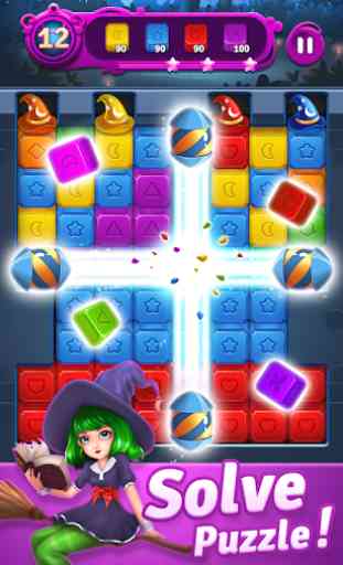 Jeu de puzzle Magic Blast - cube 3