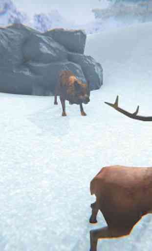 Loup arctique famille Simulator: Jeux de la faune 4