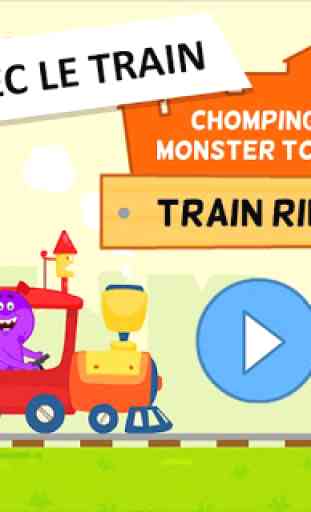 My Monster Town - Jeu de trains pour enfants 1