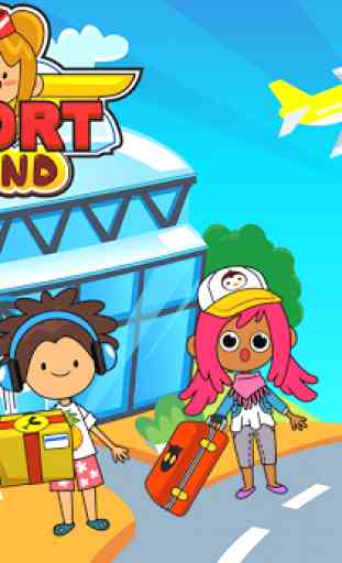 My Pretend Airport - Kids Travel Town Games 1