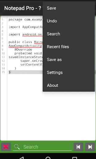 Notepad pro éditeur de fichier texte 1