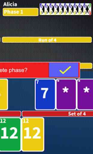 Phase Rummy: card game with 10 phases 2