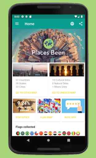 Places Been - Travel Tracker App 2