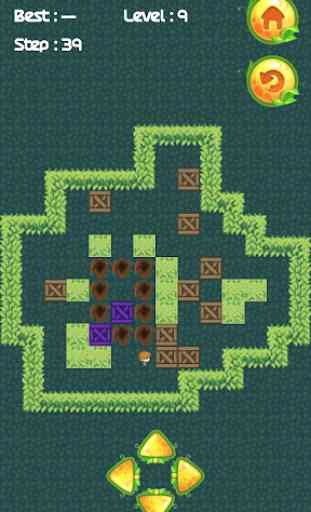 Push Box Garden Puzzle Games: Sokoban Puzzles 1