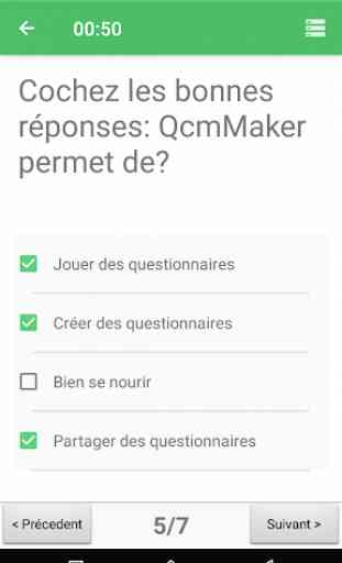 Qcm Maker (Créez Quizz, Questionnaire & Test) 4
