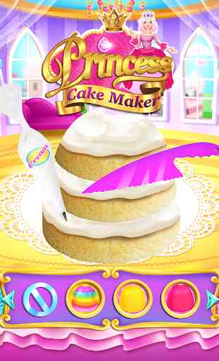 Rainbow Princess Cake Maker - Kids Cooking Games 2