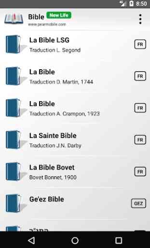 Sainte Bible Française 1