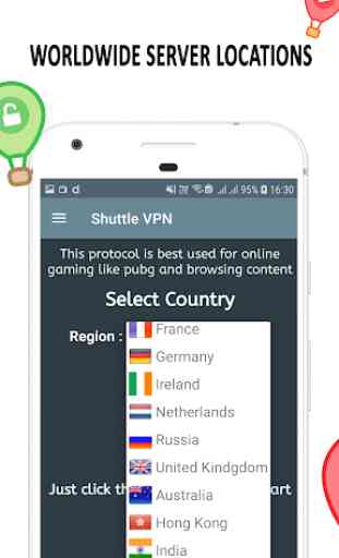 Shuttle VPN - VPN gratuit | VPN sécurisé 1