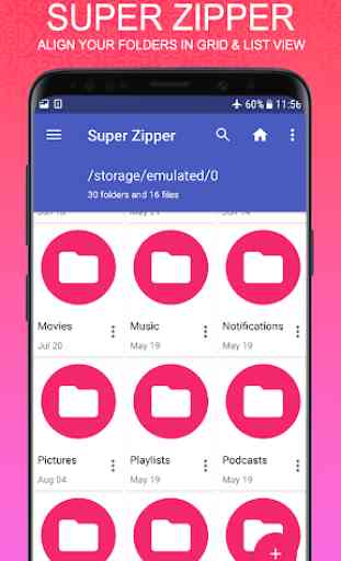 Super Zipper - File Manager (Zip,tar,7zip) 3