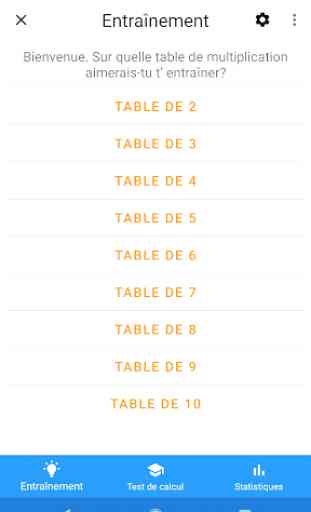 Tables de Multiplication 1