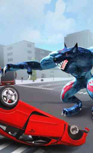 The Angry Wolf Simulator : Werewolf Games 4