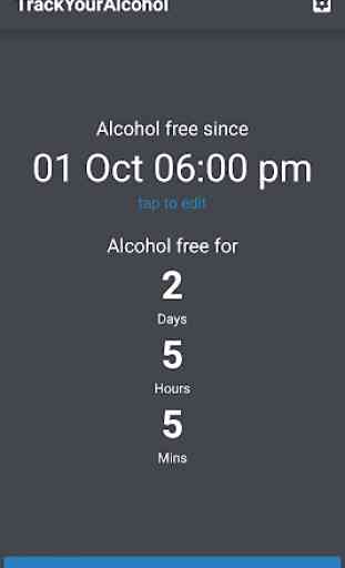 Track Alcohol Timer - Drink less, quit your habit! 1