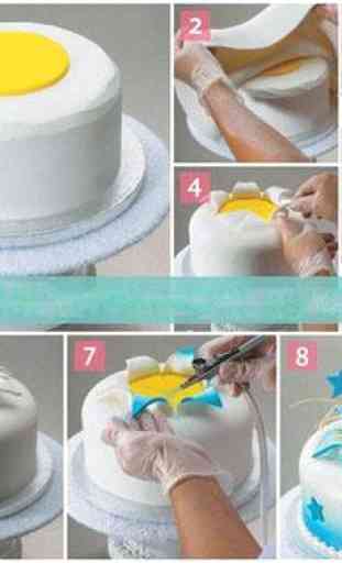 tutoriel de décoration de gâteaux 3