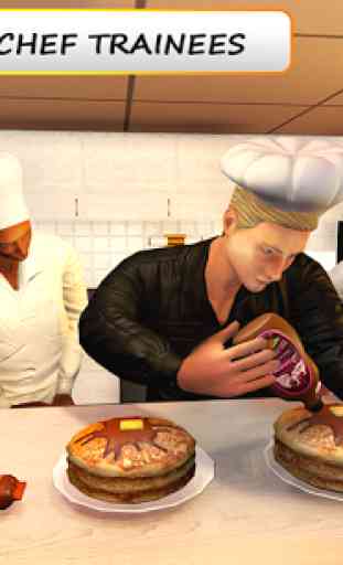 Virtuel Directeur Chefs Restaurant Magnat Jeux 3D 3