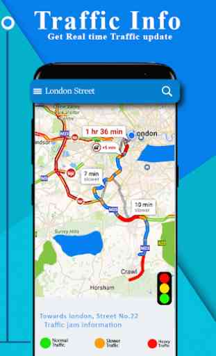 Voice GPS Navigation Maps : Driving Route Planner 3