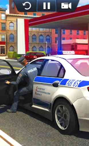 Voiture Police Conduite - Simulateur Criminalité 2