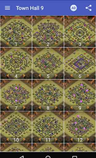 War layouts for Clash of Clans 1