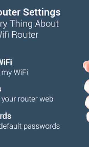 WiFi setting : Router manager & Router setting 1