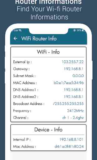 WiFi setting : Router manager & Router setting 2