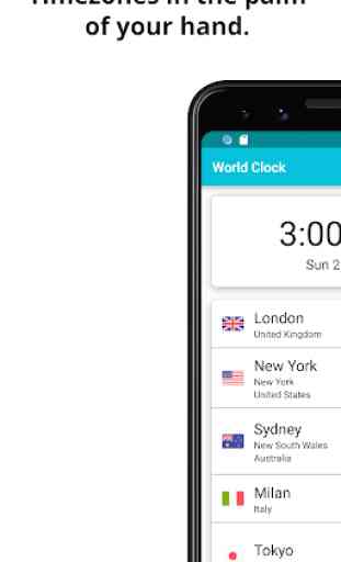 World Clock - Fusi Orari del mondo e Viaggi 1