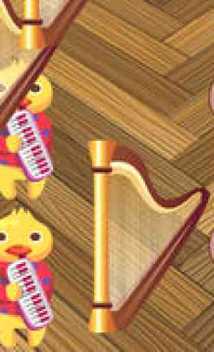 Jeux de musique pour les tout petits et les enfants : découvrir des instruments de musique et les sons ! jeux pour les tout-petits 3