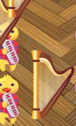 Jeux de musique pour les tout petits et les enfants : découvrir des instruments de musique et les sons ! jeux pour les tout-petits GRATUIT 3
