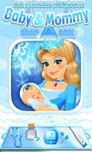 Ma Princesse des glaces nouvelle-née et les soins de maman 1