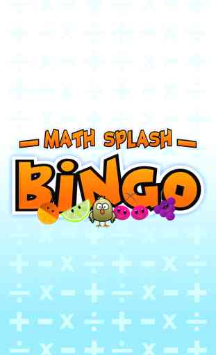 Math Bingo Splash: Numbers Académie de Fun Jeux et exercices pour le 1er, 2ème, 3ème, 4ème et 5ème année - élémentaire et primaire School Math 1