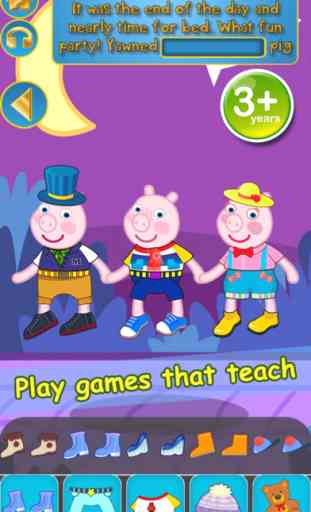 Mon Interactive Happy Little Pig Story Book Dress Up Game Time - App Gratuite 4