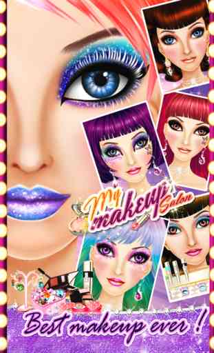 Mon Maquillage Salon - la mode des filles Jeu de Visage et Yeux Makeover 1