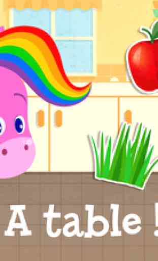 Mon Rainbow Horse: Jeu virtuel pour les enfants avec des animaux familiers 3