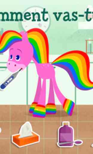 Mon Rainbow Horse: Jeu virtuel pour les enfants avec des animaux familiers 4