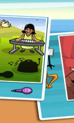 musique puzzle amusant pour les enfants - jeu éducatif pour les enfants de 2 à 5 ans 2