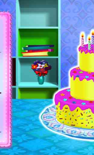 Gâteau d'anniversaire décor 2