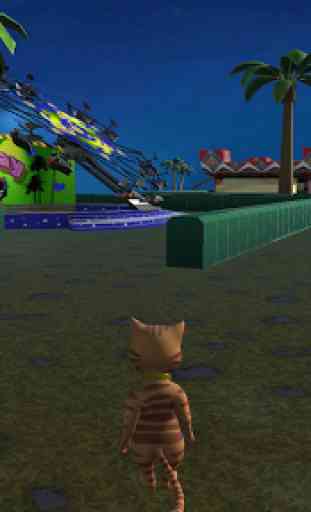 Halloween Cat Theme Park 3D 3