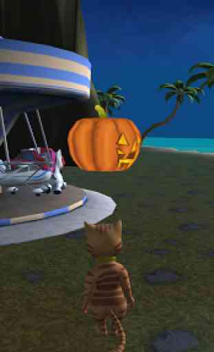 Halloween Cat Theme Park 3D 4