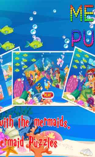 Mermaid Princess Jigsaw Puzzles Jeux pour 3