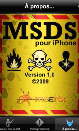MSDS pour iPhone 1
