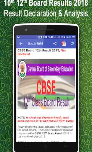 10th 12th Board Exam Results 2018 CBSE Result 2018 4