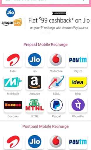All in One Recharge - Mobile Recharge | Bill Pay 1